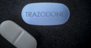 blue trazodone capsule pill